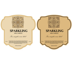 WINE LABEL COLLECTION DECORATIVE STICKER