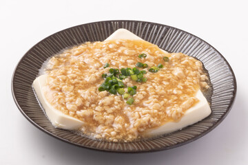 豆腐の鶏そぼろあんかけ