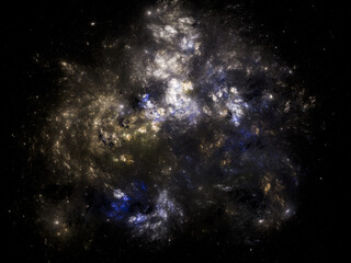 Obraz na płótnie Canvas Star field background . Starry outer space background texture . Colorful Starry Night Sky Outer Space background. 3D illustration 