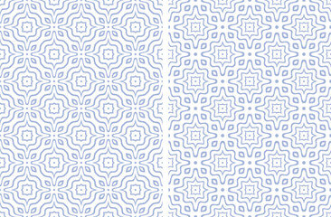 Set of Abstract Seamless Geometric Patterns.