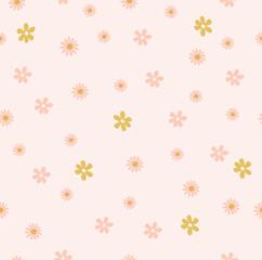 Vetor seamless floral colorful pattern on a white background
