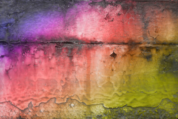 Colored grunge background. Texture of old rusty metal.