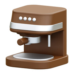 Coffee Machine 3d render illustration icon