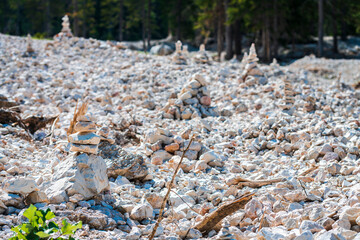 Dream Dolomites. Reflections on Lake Braies.