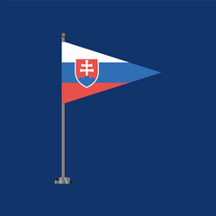 Illustration of slovakia flag Template