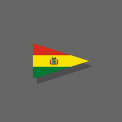Fototapeta premium Illustration of bolivia flag Template