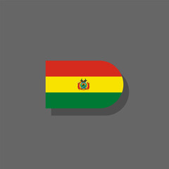 Illustration of bolivia flag Template