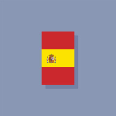 Illustration of spain flag Template