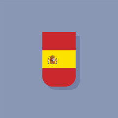 Illustration of spain flag Template