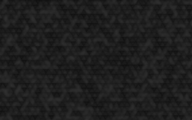 Luxury black geometric triangle abstract background illustration