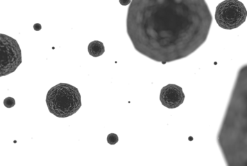 3d render, PM 2.5 dust floating in the air, air pollution and smog in the air, background concept.
