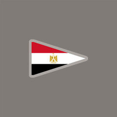 Illustration of egypt flag Template