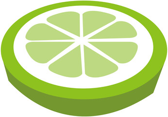 Lime Slice Icon
