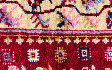 traditional handmade Turkish style rug pattern