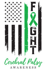 Lymphoma Awareness - American Distressed Flag vector