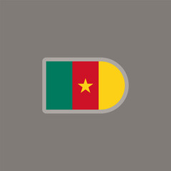 Illustration of congo flag Template