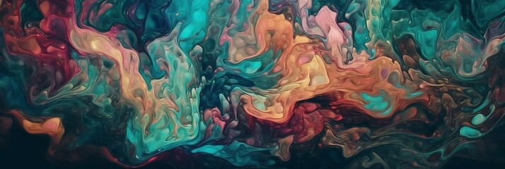 Naklejka premium Multicolor green blue purple pink background Toned rock texture