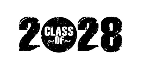 Class Of 2028 T Shirt Design Vector