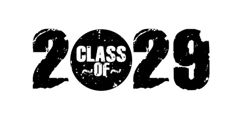 Class Of 2029 T Shirt Design Vector