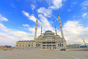 Ankara Kocatepe mosque view  - obrazy, fototapety, plakaty