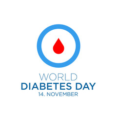World Diabetes Day Awareness Vector illustration, t shirt poster banner design 