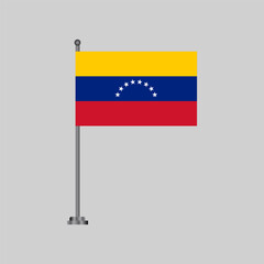 Illustration of Venezuela flag Template