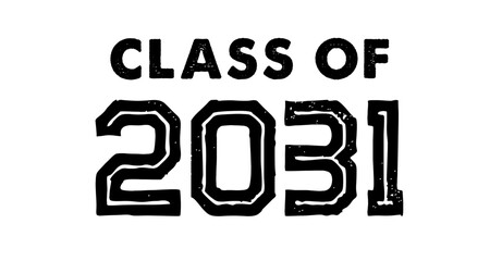 Class Of 2031 Vector, T shirt Design