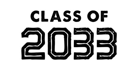 Class Of 2033 Vector, T shirt Design