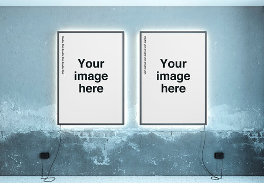 BackLight Poster Mockup 04