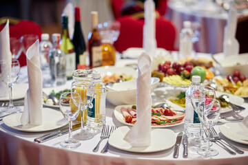 wedding table setting