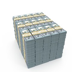 A pack of $100 bills