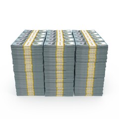 A pack of $100 bills