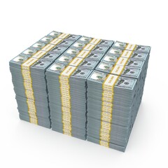 A pack of $100 bills