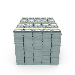 A pack of $100 bills