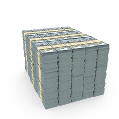 A pack of $100 bills