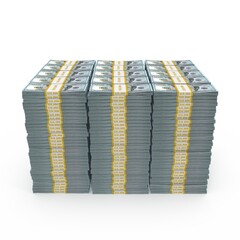 A pack of $100 bills