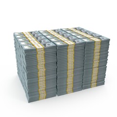 A pack of $100 bills