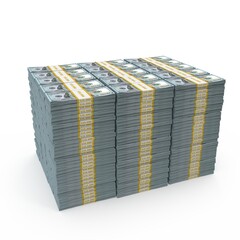 A pack of $100 bills