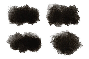 Modern blank brush stroke set watercolor design