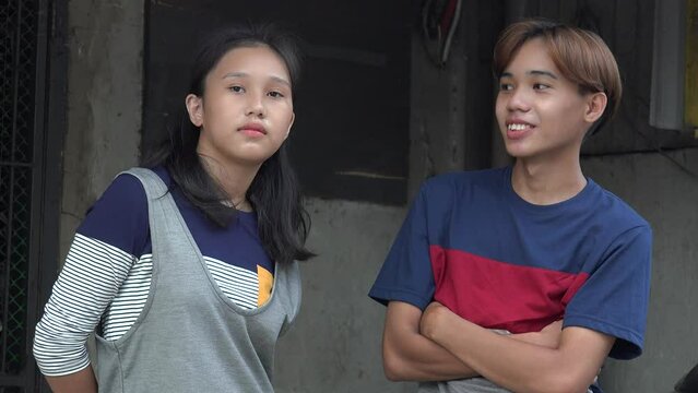Filipino Brother and Sister