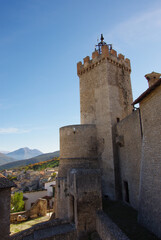 Obraz premium Castello Piccolomini di Capestrano with the majestic tower - (AQ) - Abruzzo