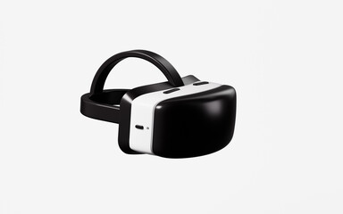 VR glasses virtual reality headset, 3d rendering.