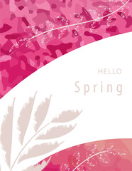 spring background with place for your text, template for a invitation, text, menu, poster.