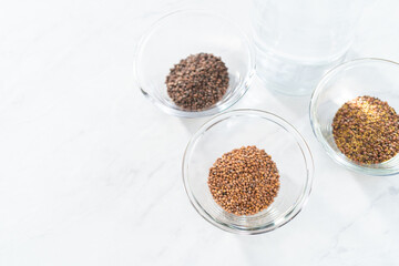 Growing sprouts in a jar