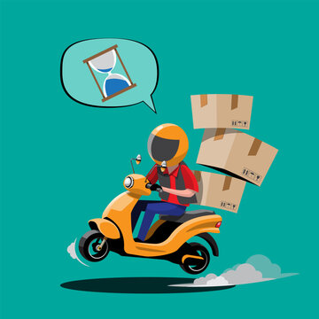 Big isolated Motorcycle vector colorful, illustrations of various colorful motorcycles. delivery bike, pizza and food delivery