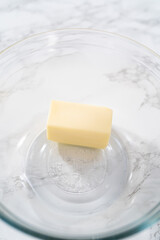 Melting unsalted butter