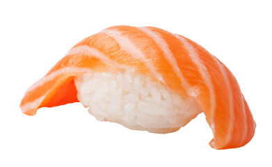 Sake sushi on transparent background. png file - 589232257