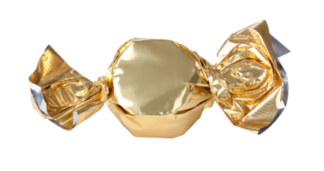 candy wrapper on transparent background. png file
