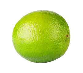 lime fruit on transparent background. png file