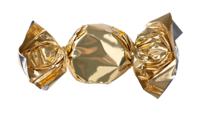 candy wrapper on transparent background. png file